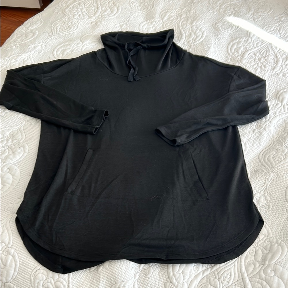 Banana Republic Black Mock Neck knit top